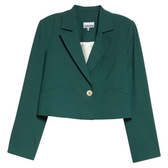 Ganni Dark Green Trousers and blazer - Picture 3 of 16